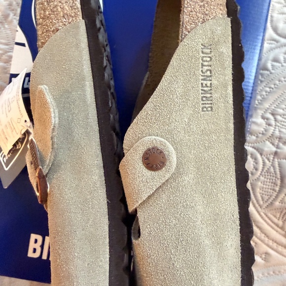 Authentic Birkenstock Boston Taupe Size 42 Regular Fit NIB - Picture 7 of 9